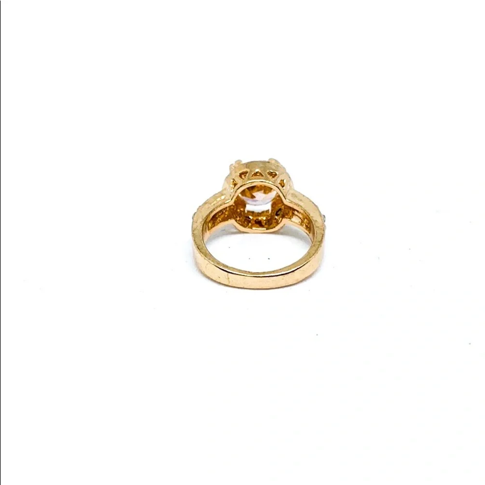 Rose Gold Rhinestone Ring - Picture 4 of 5